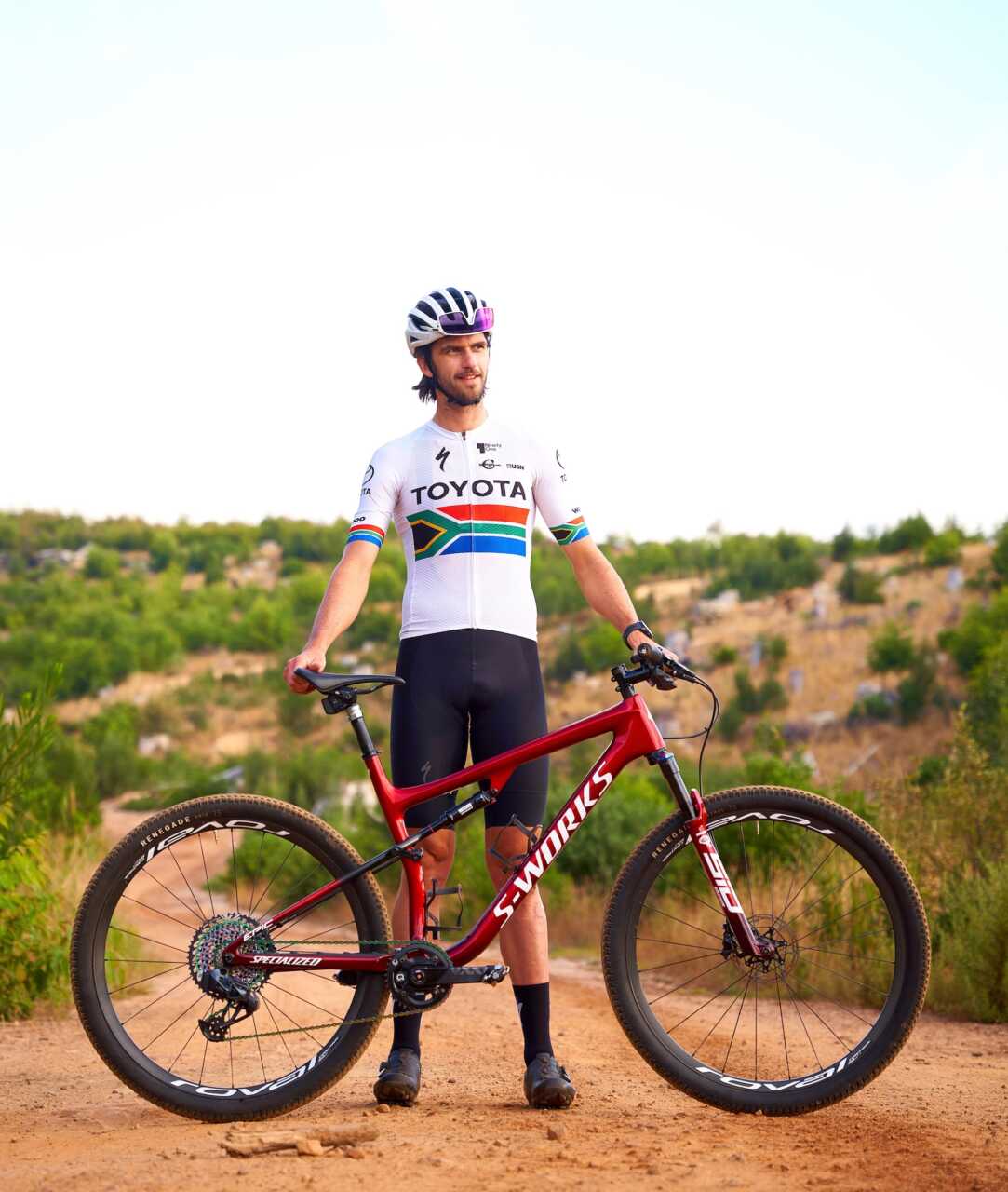 Bike Check: Matt Beers' New Specialized S-Works Epic mountain bike shot in Tokai, Cape Town in February 2022
