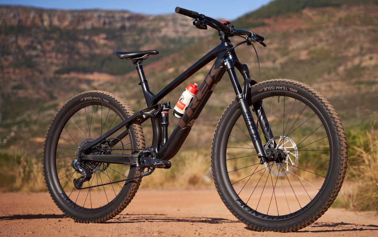 Cameron Roach's Trek Fuel EX mountain bike as featured on Bike Network and shot in Tokai, Cape Town, South Africa