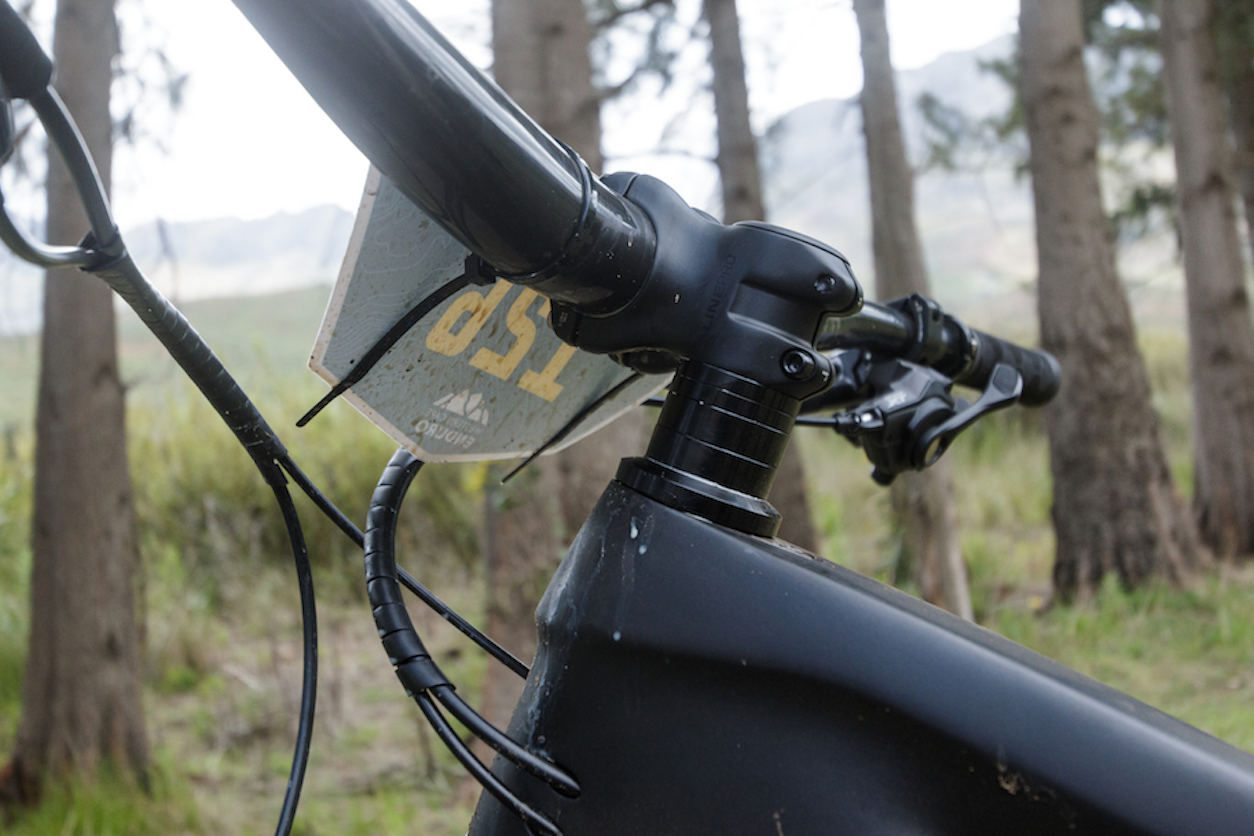 Images of Luke Moir's Trek Top Fuel as raced at the SRAM Western Cape Enduro in Jonkershoek on 25 September 2022 and published on Bike Network in South Africa.