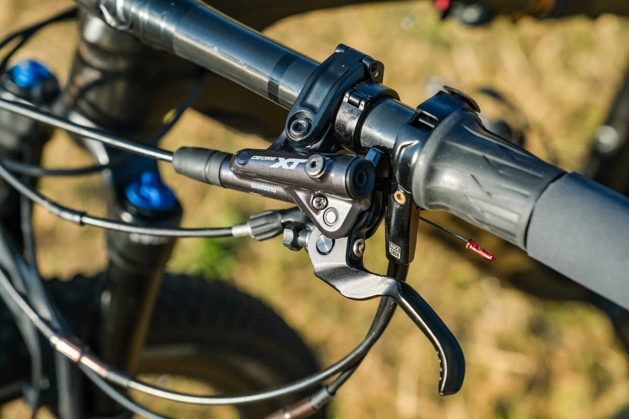 review of mountain bike racer ambrosi massimiliano trek's supercaliber bicycle on location in johannesburg south africa for bike network