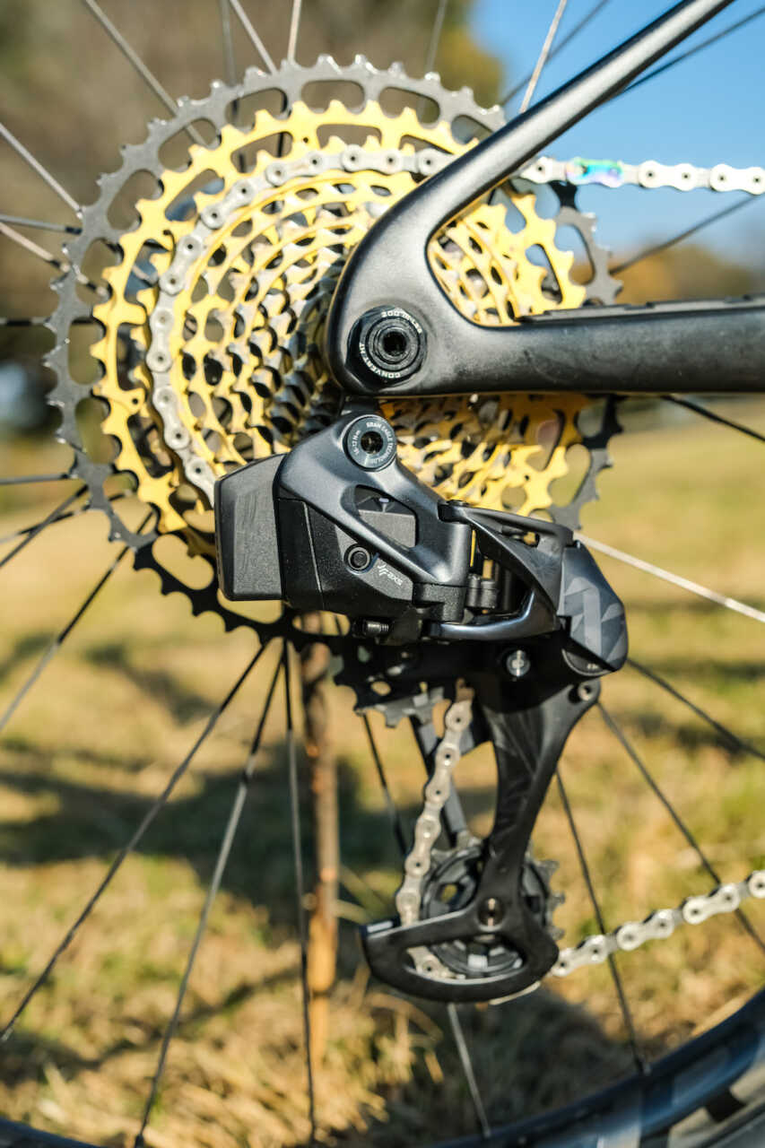 review of mountain bike racer ambrosi massimiliano trek's supercaliber bicycle on location in johannesburg south africa for bike network
