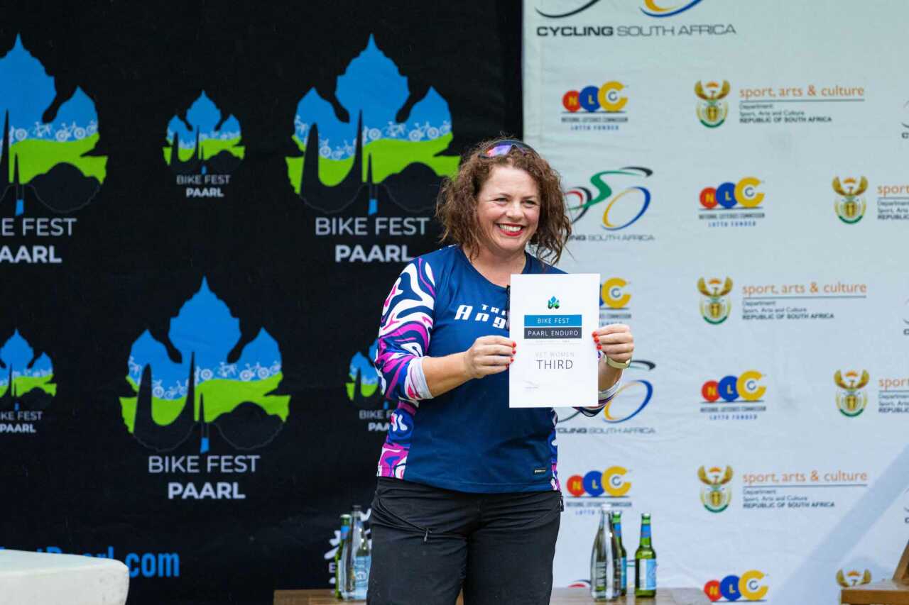 coverage of the western cape enduro mountain bike race from rhebokskloof wine estate in paarl, western cape, south africa on the 4th of march 2023