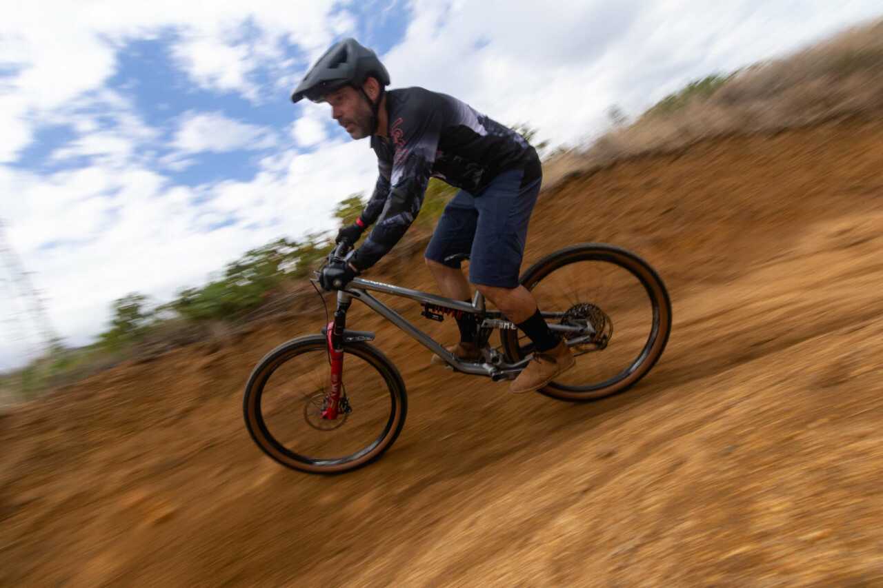 coverage of the western cape enduro mountain bike race from rhebokskloof wine estate in paarl, western cape, south africa on the 4th of march 2023