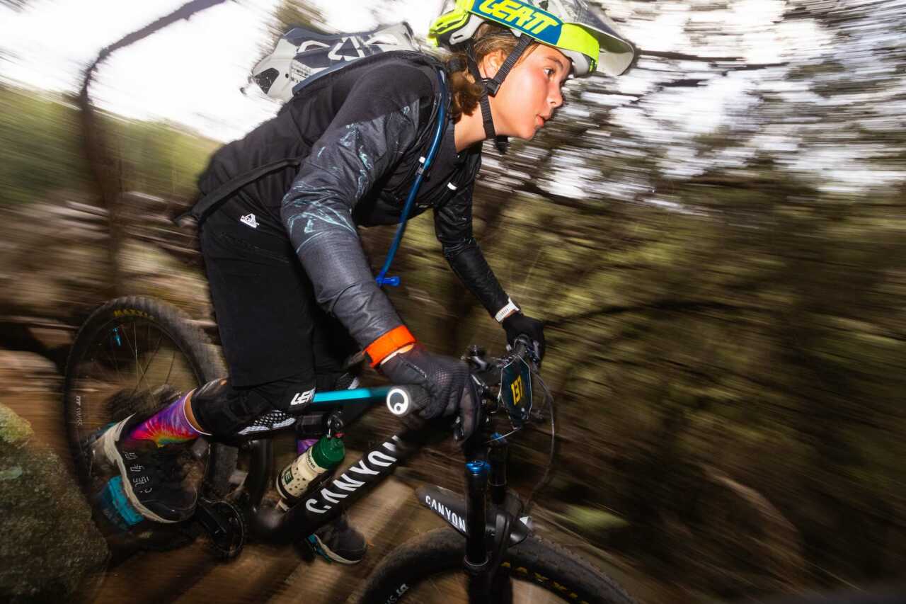 coverage of the western cape enduro mountain bike race from rhebokskloof wine estate in paarl, western cape, south africa on the 4th of march 2023