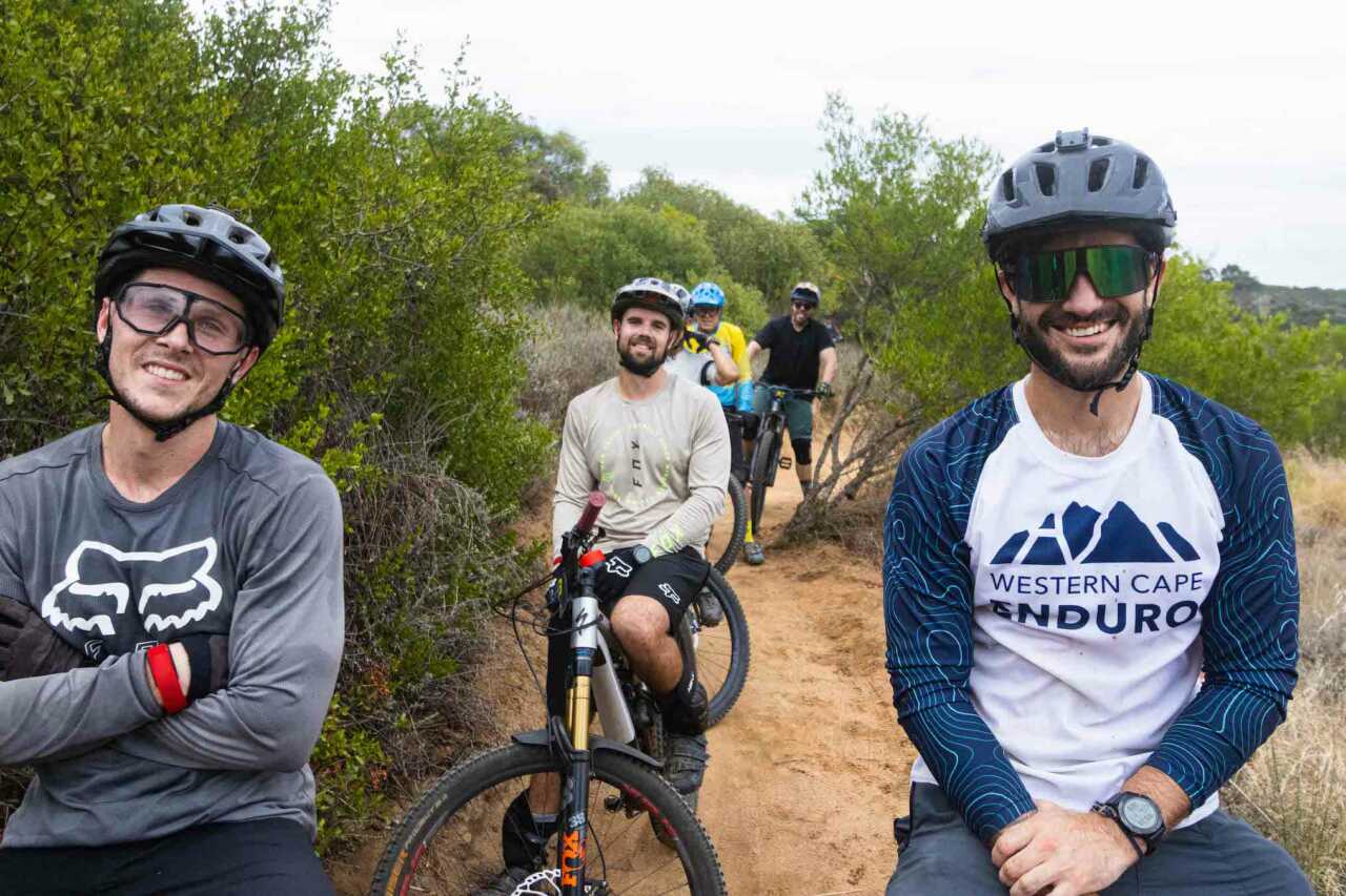 coverage of the western cape enduro mountain bike race from rhebokskloof wine estate in paarl, western cape, south africa on the 4th of march 2023