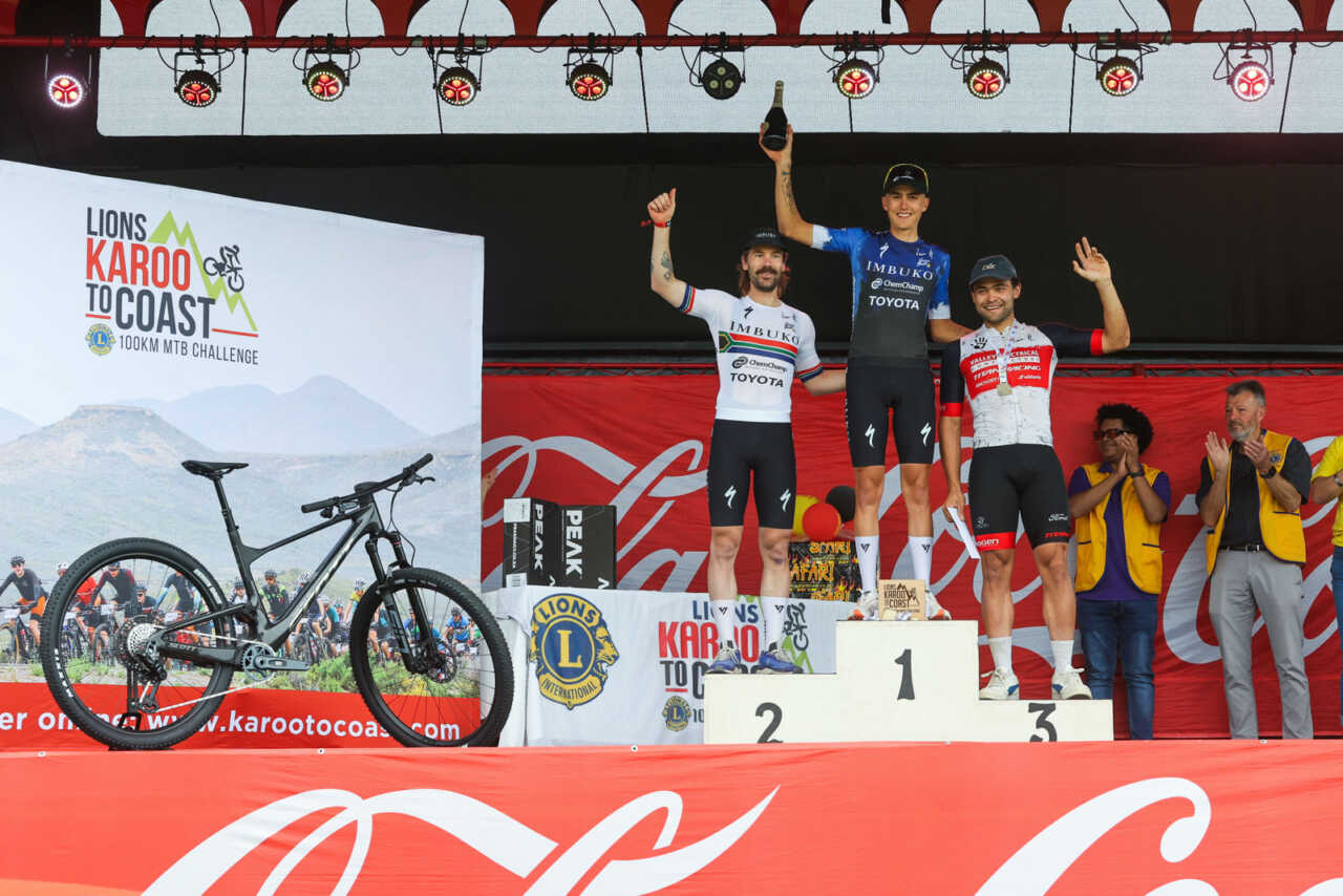 21 september 2025, knysna, SOUTH AFRICA | results of the 2025 karoo to coast bike race as published on bike network