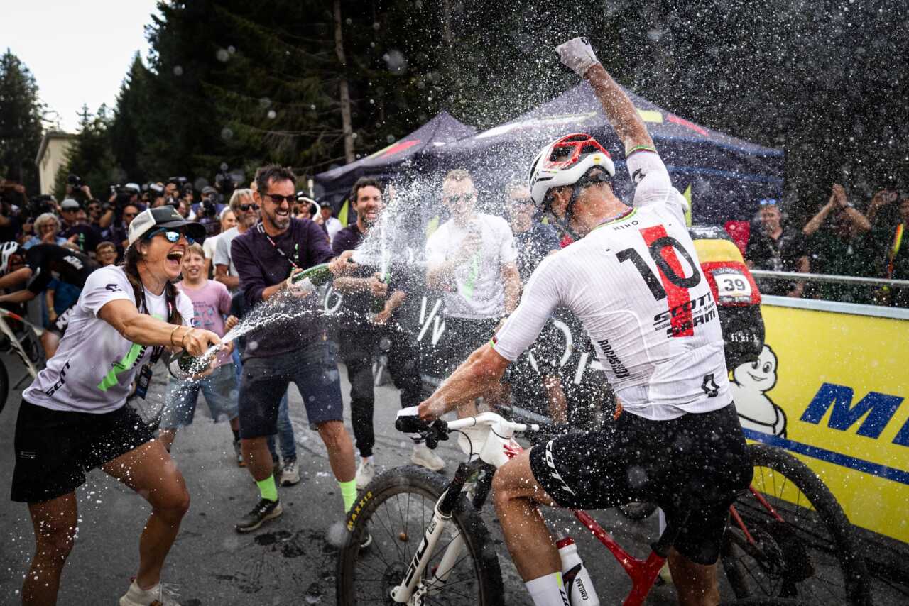 22 september 2025, cape town SOUTH AFRICA | results of the 2025 lenzerheide world cup mountain bike race as published on bike network