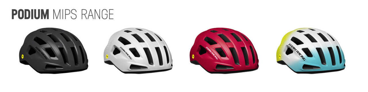 2 february 2026, cape town, SOUTH AFRICA | details on the new titan racing podium bicycle helmet as published on bike network