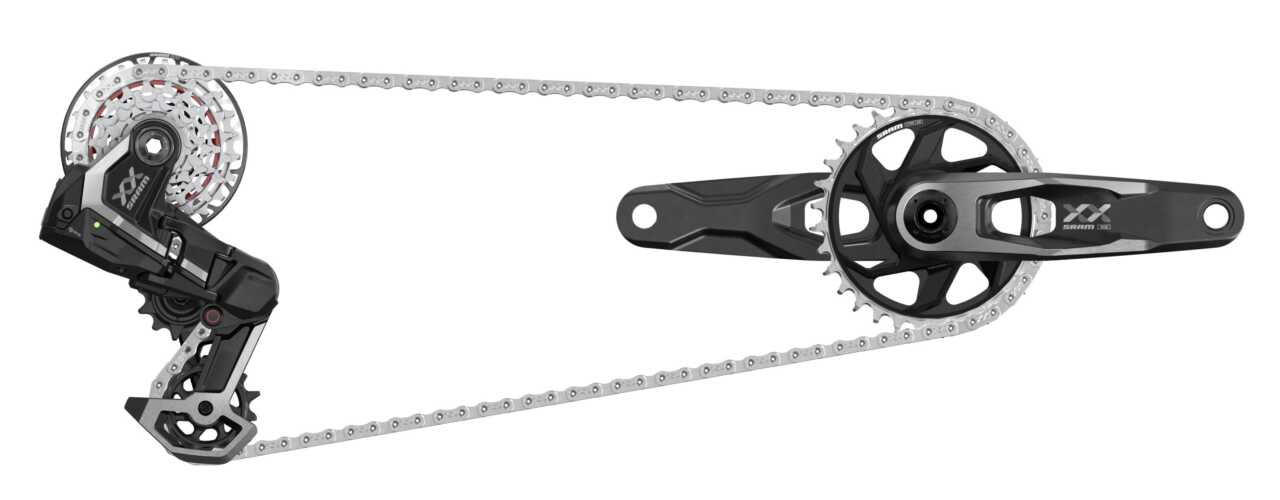 24 february 2026, cape town, SOUTH AFRICA | details on the new sram xx dh transmission drivetrain as published on bike network
