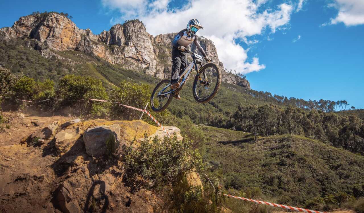 28 october, stellenbosch; SOUTH AFRICA | photo epic from the 2026 western cape downhill mountain biking championships at hellsend dirt compound as published on bike network by myles kelsey