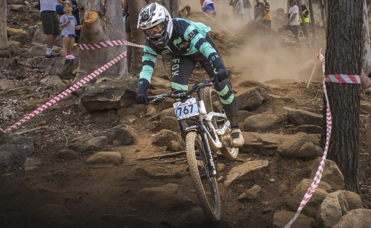 28 october, stellenbosch; SOUTH AFRICA | photo epic from the 2026 western cape downhill mountain biking championships at hellsend dirt compound as published on bike network by myles kelsey