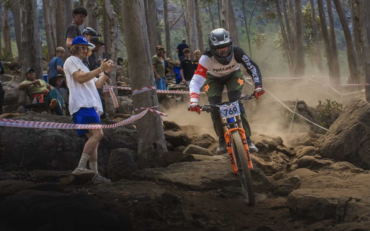 28 october, stellenbosch; SOUTH AFRICA | photo epic from the 2026 western cape downhill mountain biking championships at hellsend dirt compound as published on bike network by myles kelsey