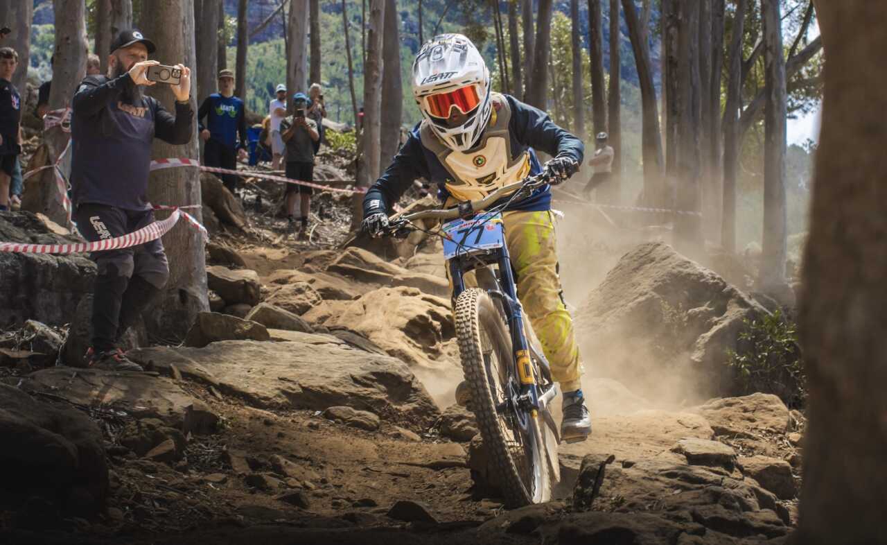 28 october, stellenbosch; SOUTH AFRICA | photo epic from the 2026 western cape downhill mountain biking championships at hellsend dirt compound as published on bike network by myles kelsey